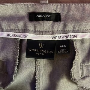 Gray Wide Leg Trouser